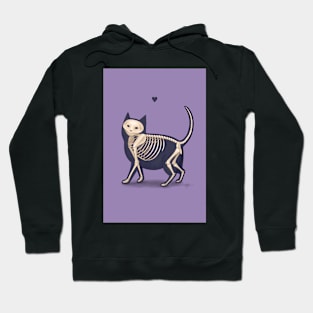 Skeleton Cat Hoodie